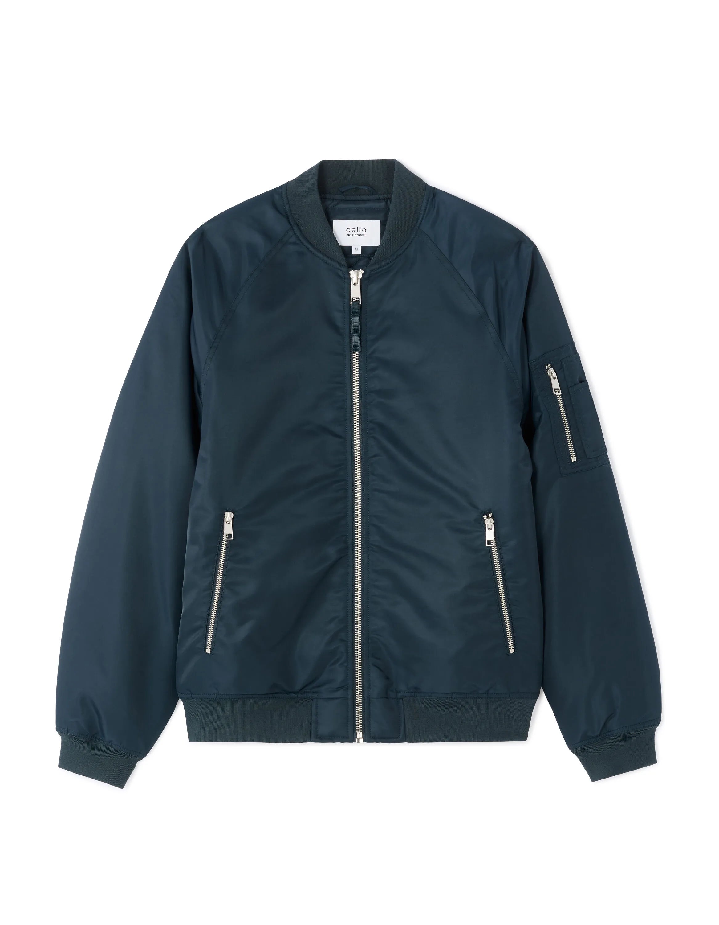 Celio_Blue_Quilted Bomber Jacket_MUJAMES_BLUE_06