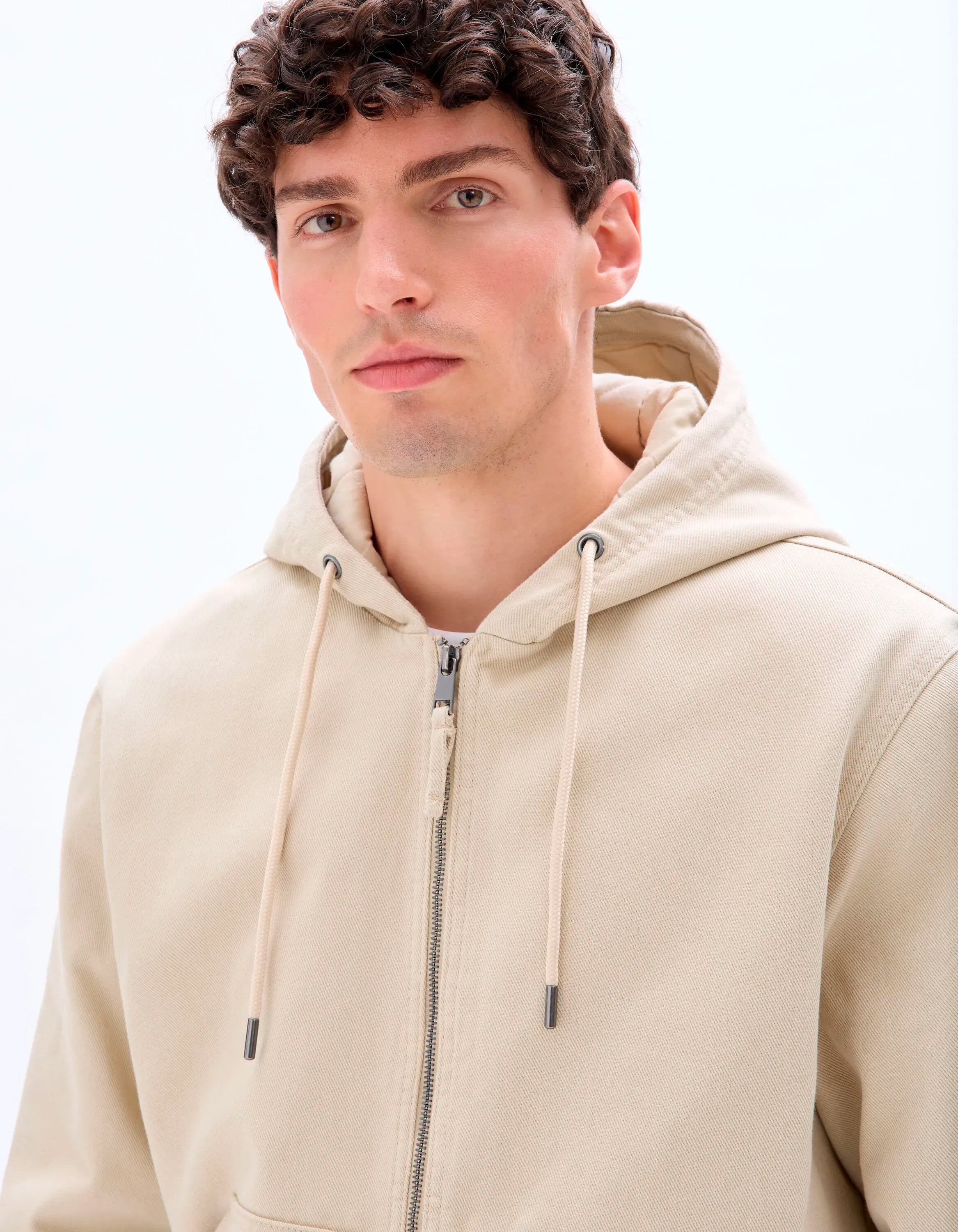 Celio_Beige_Hooded Jacket_MULEAG2_BEIGE_04