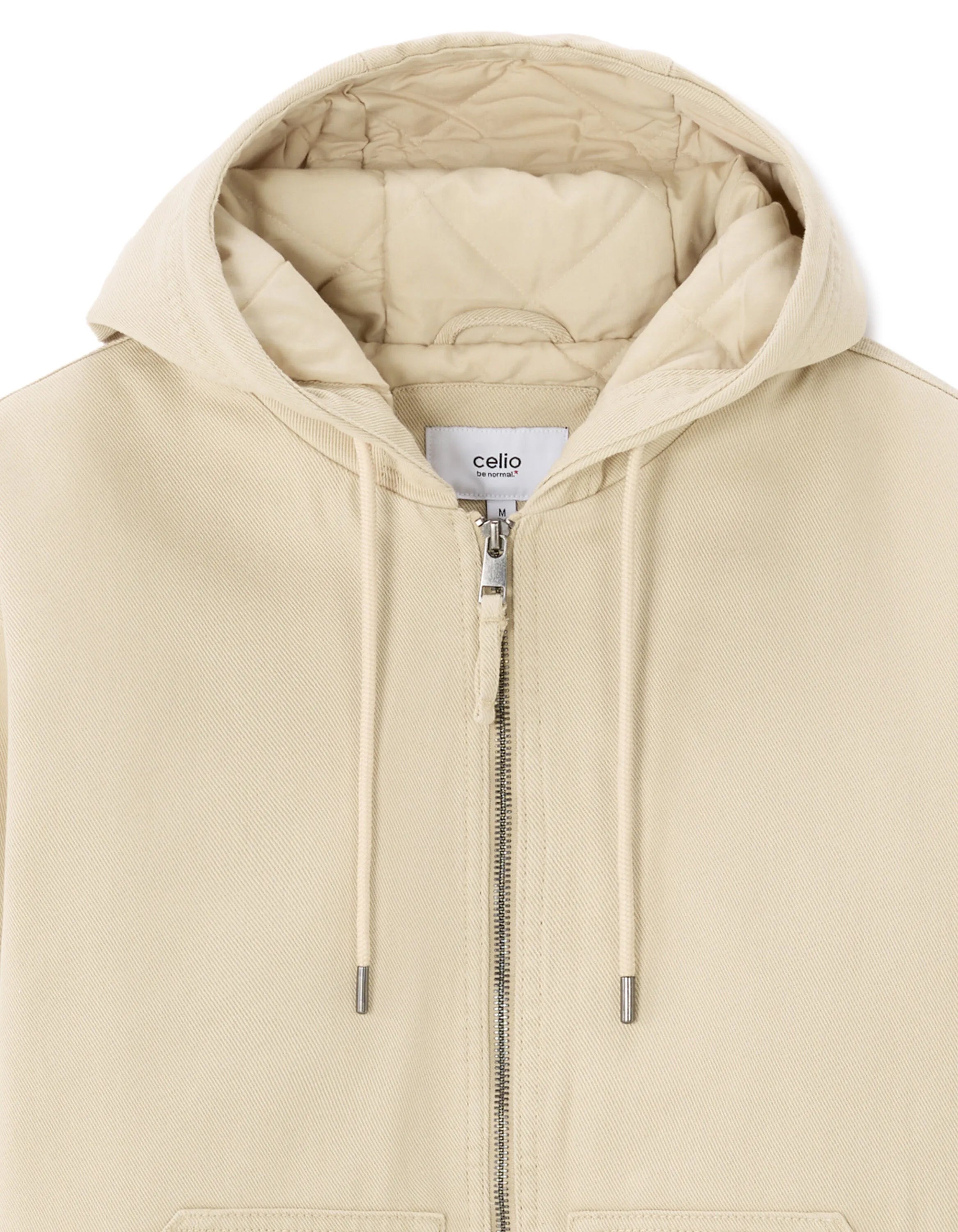 Celio_Beige_Hooded Jacket_MULEAG2_BEIGE_06