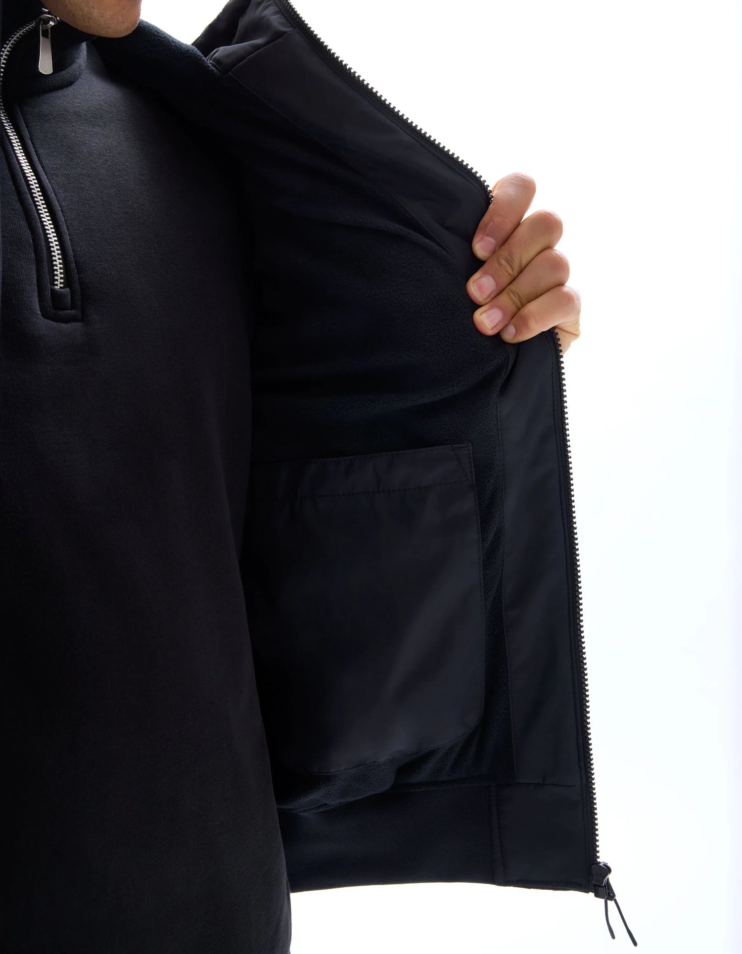 Celio_Black_Hooded Jacket_MULEAG_BLACK_05