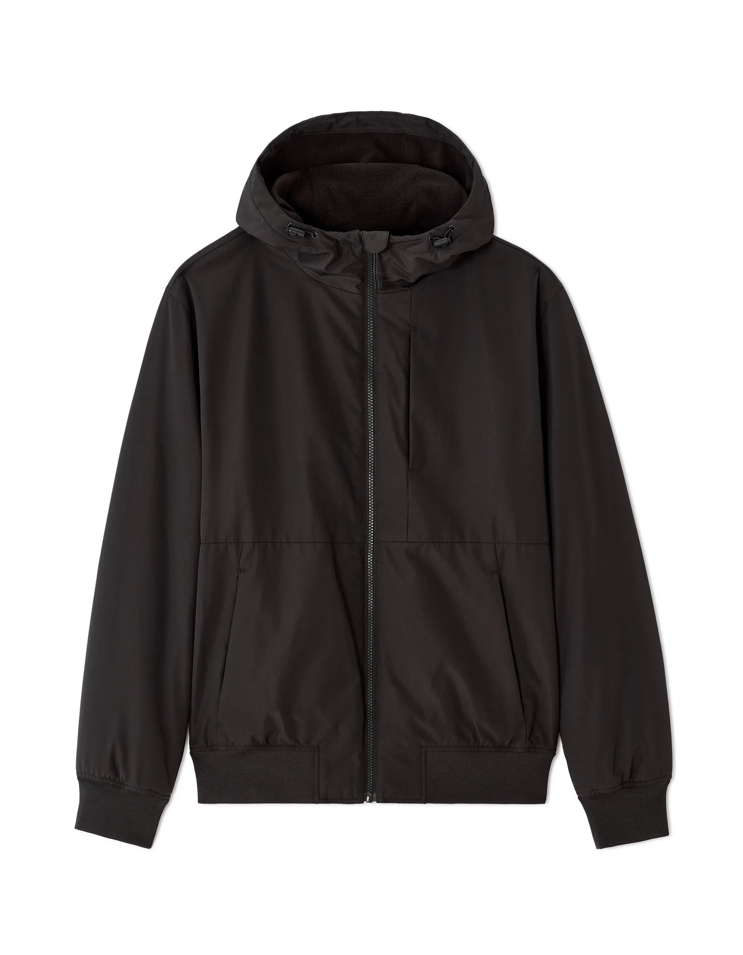 Celio_Black_Hooded Jacket_MULEAG_BLACK_08
