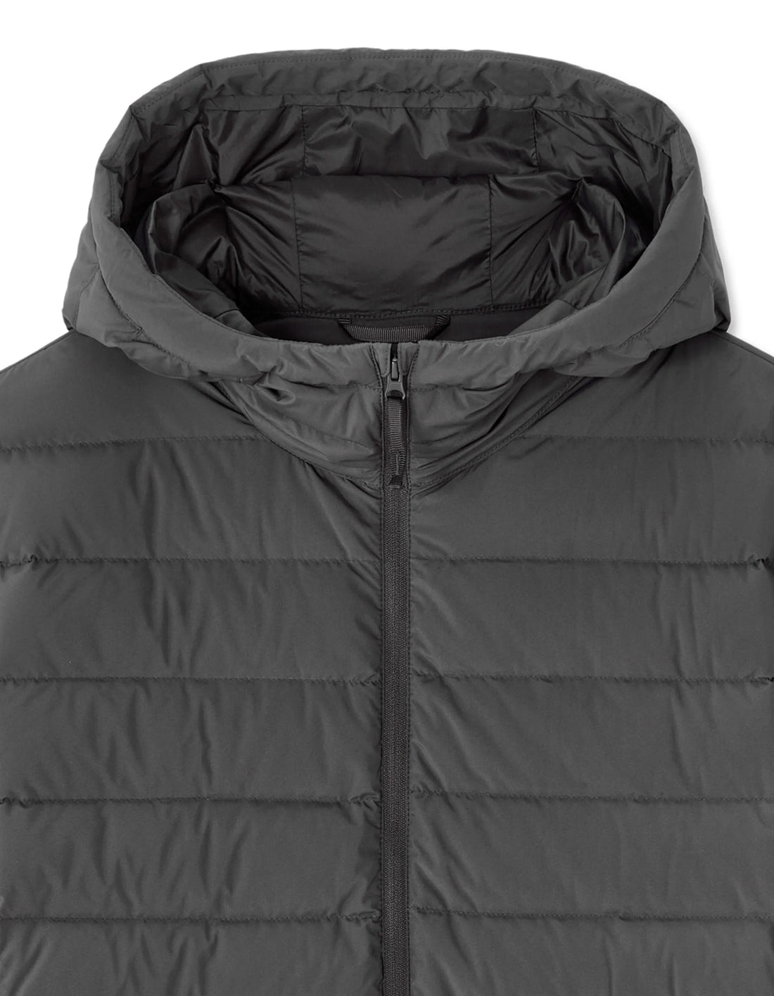 Celio_Dark Grey_Lightweight Down Jacket with Hood_MULIGHTHOD_DARK GREY_01