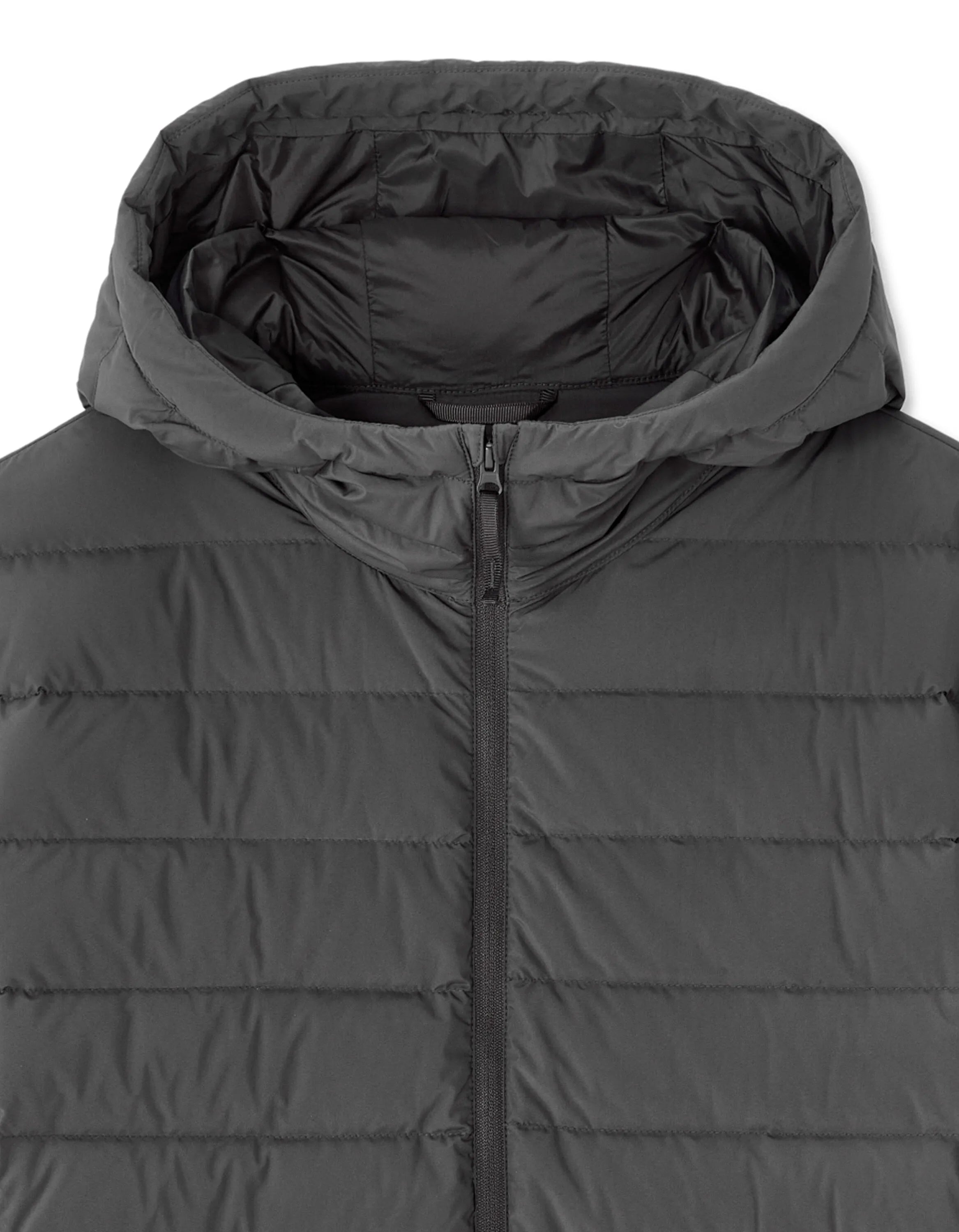 Celio_Dark Grey_Lightweight Down Jacket with Hood_MULIGHTHOD_DARK GREY_01