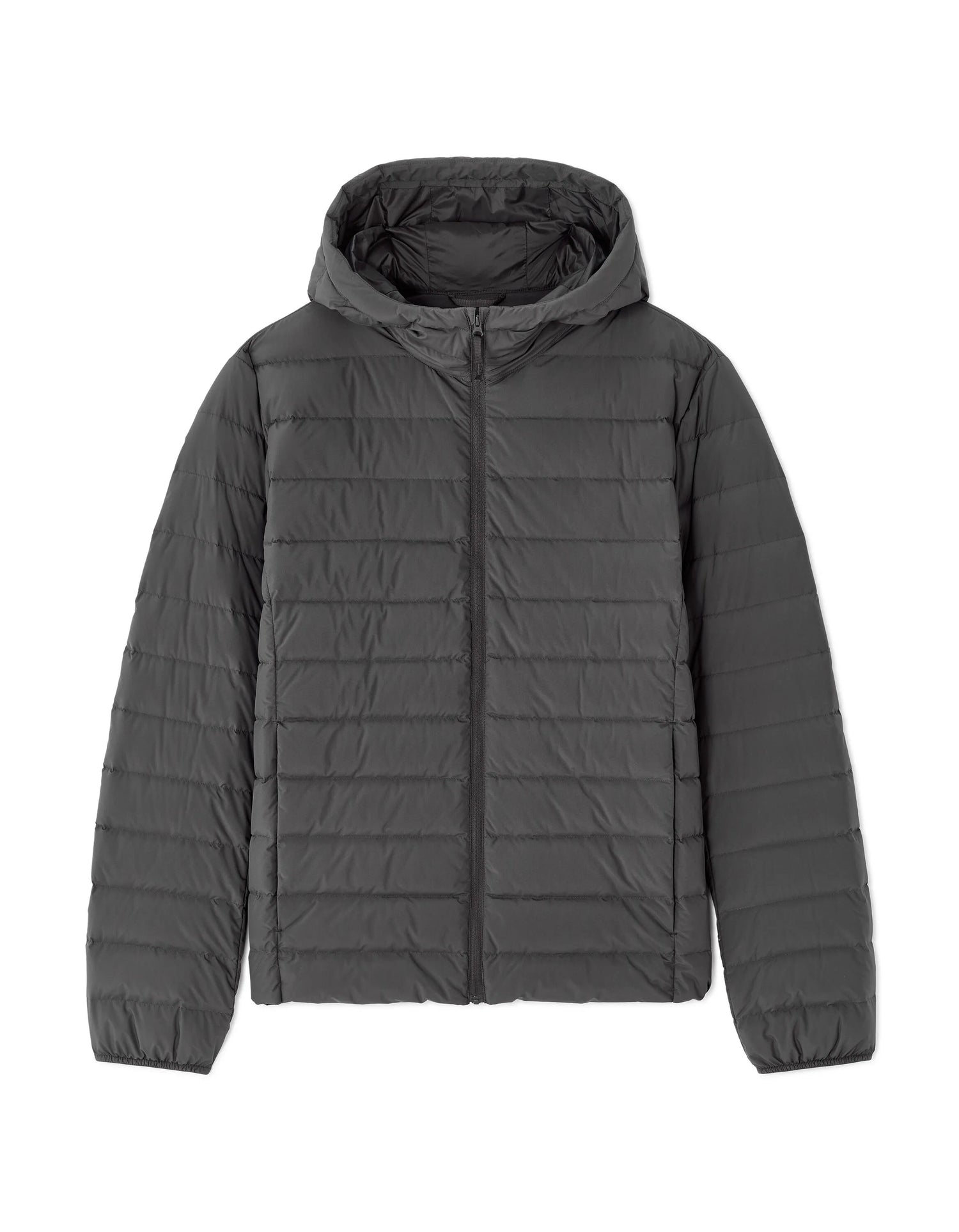 Celio_Dark Grey_Lightweight Down Jacket with Hood_MULIGHTHOD_DARK GREY_03