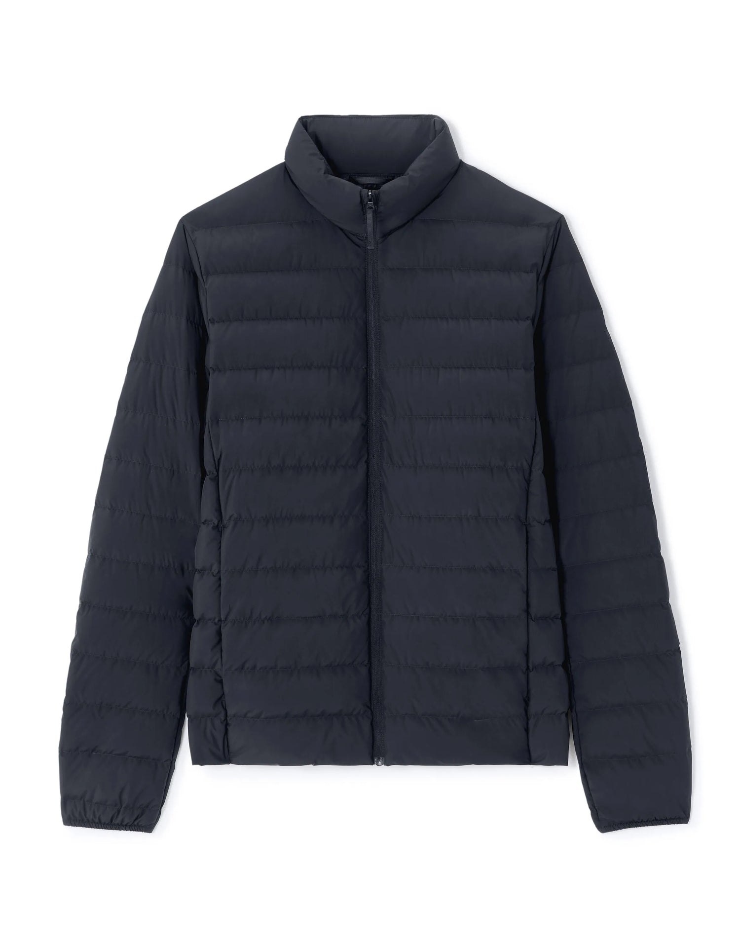 Celio_Blue_Lightweight Down Jacket with Long Sleeves and High Collar - Navy_MULIGHTI_NAVY_01
