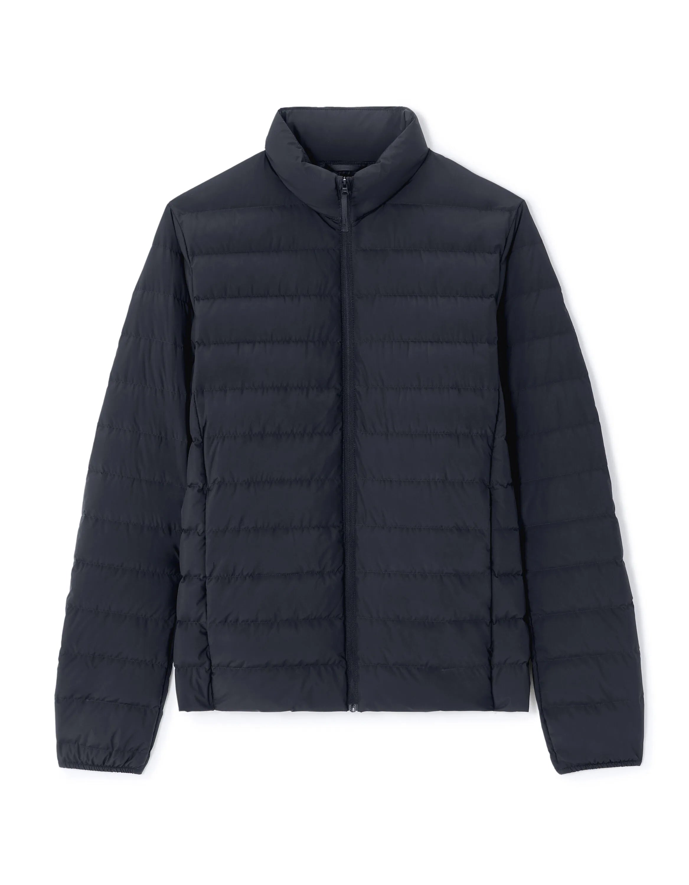 Celio_Blue_Lightweight Down Jacket with Long Sleeves and High Collar - Navy_MULIGHTI_NAVY_01