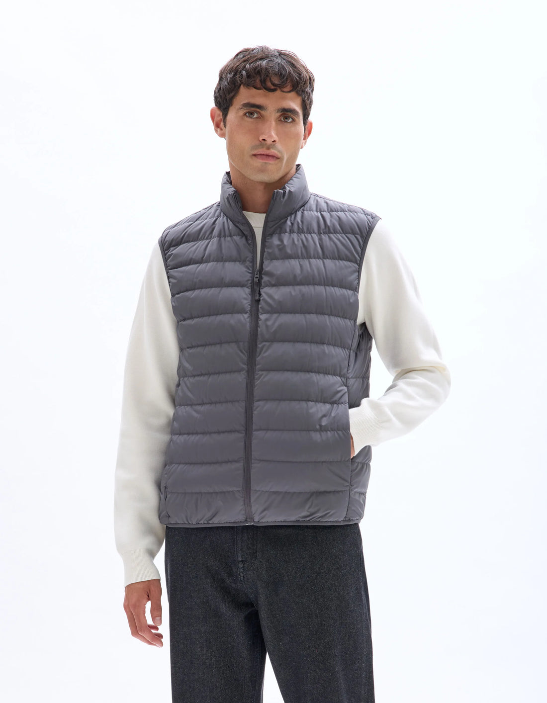 Celio_Dark Grey_Lightweight Sleeveless Down Jacket_MULIGHTSL_DARK GREY_02