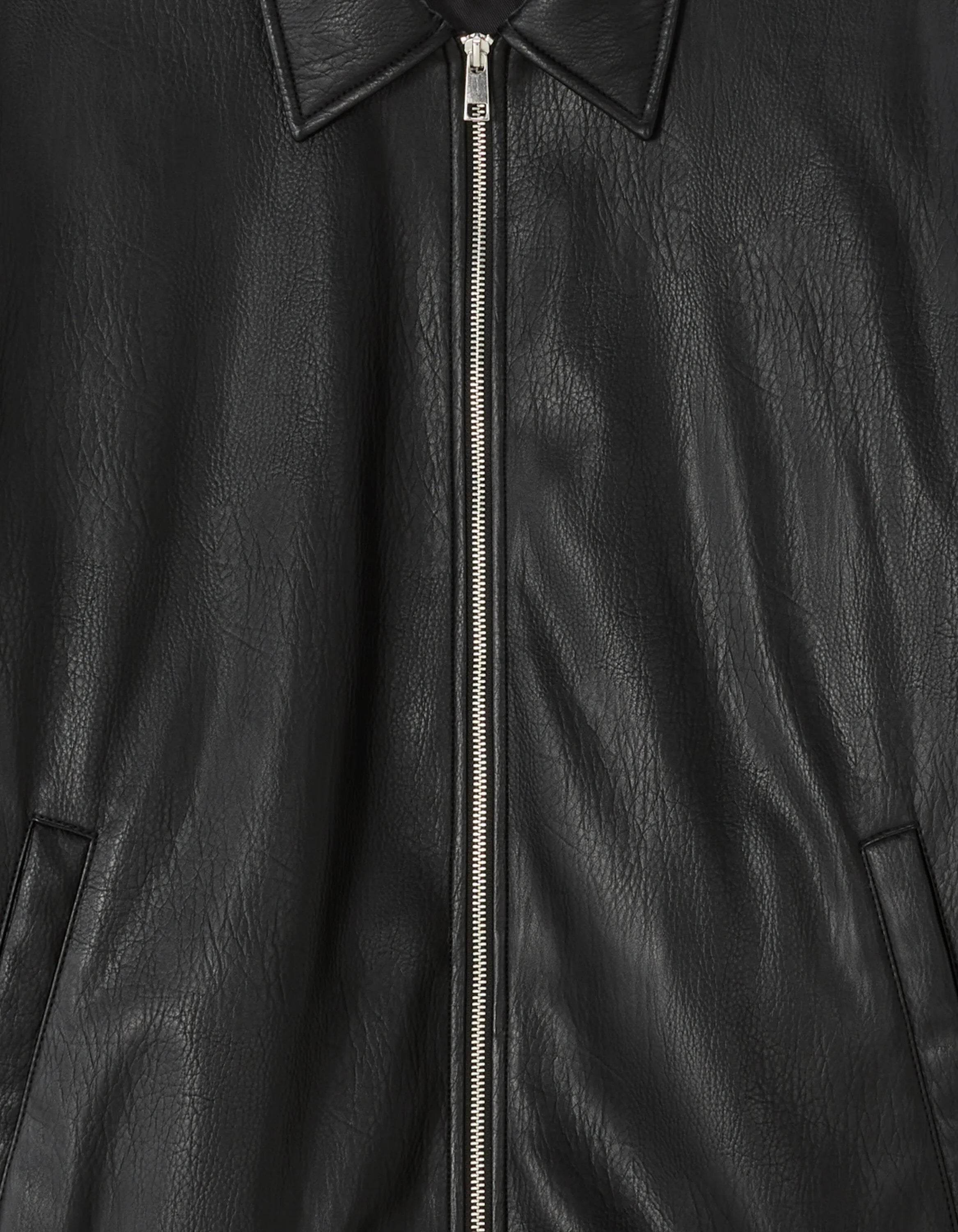 Celio_Black_Faux Suede Jacket_MUOVER_BLACK_05