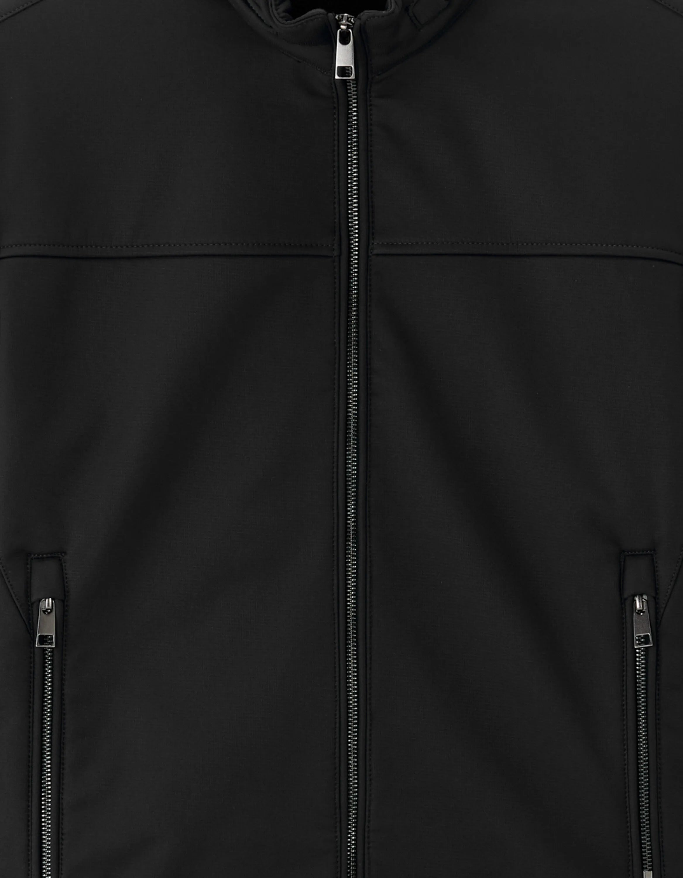 Celio_Black_Softshell Jacket with Stand-Up Collar_MUPRADO_BLACK_06