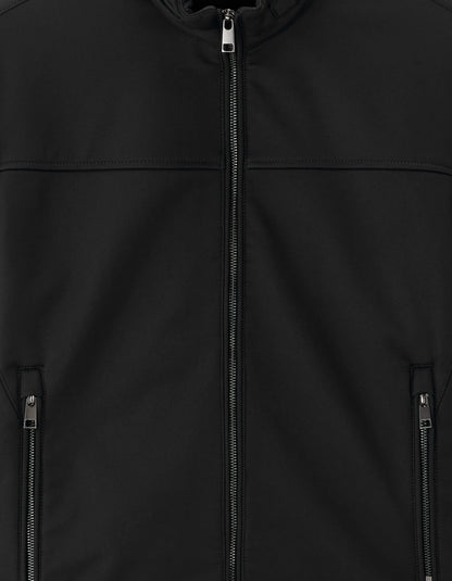Celio_Black_Softshell Jacket with Stand-Up Collar_MUPRADO_BLACK_06