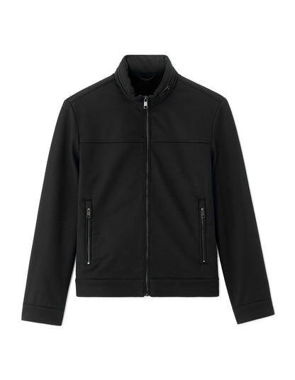Celio_Black_Softshell Jacket with Stand-Up Collar_MUPRADO_BLACK_08