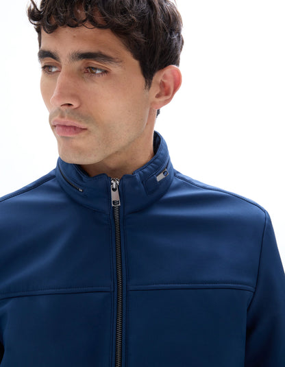 Celio_Dark Blue_Softshell Jacket with Stand-Up Collar_MUPRADO_DARK BLUE_04