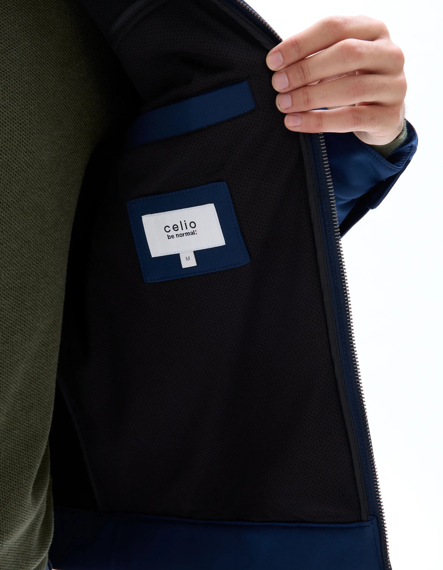 Celio_Dark Blue_Softshell Jacket with Stand-Up Collar_MUPRADO_DARK BLUE_05