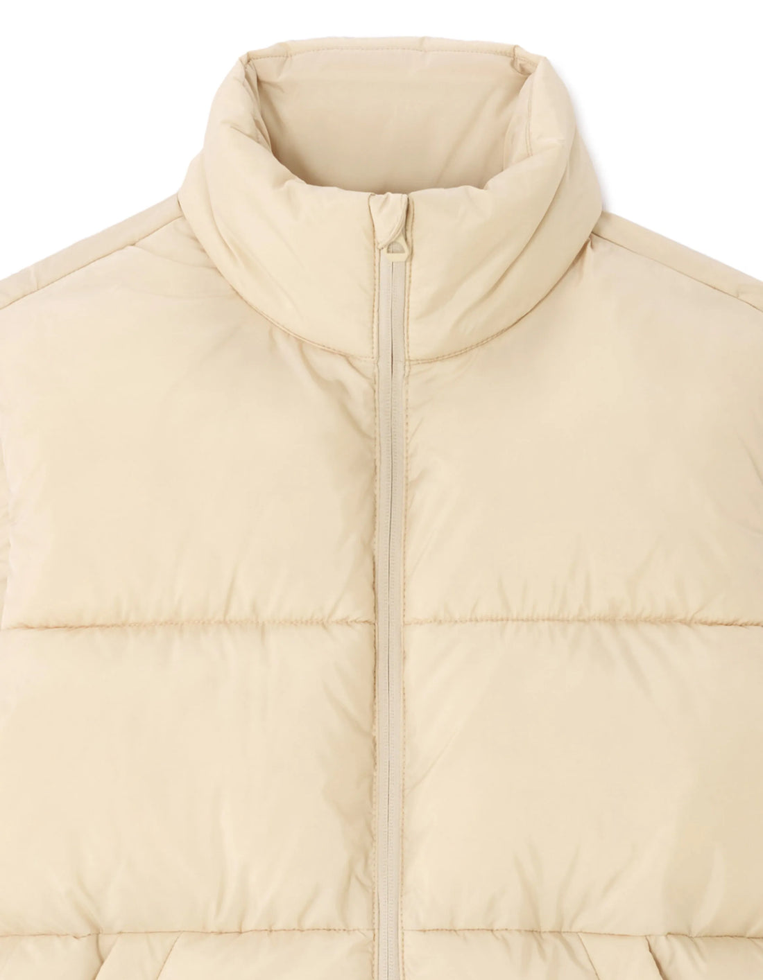 Celio_Beige_Warm Sleeveless Down Jacket_MUPUFFYSL_BEIGE_01