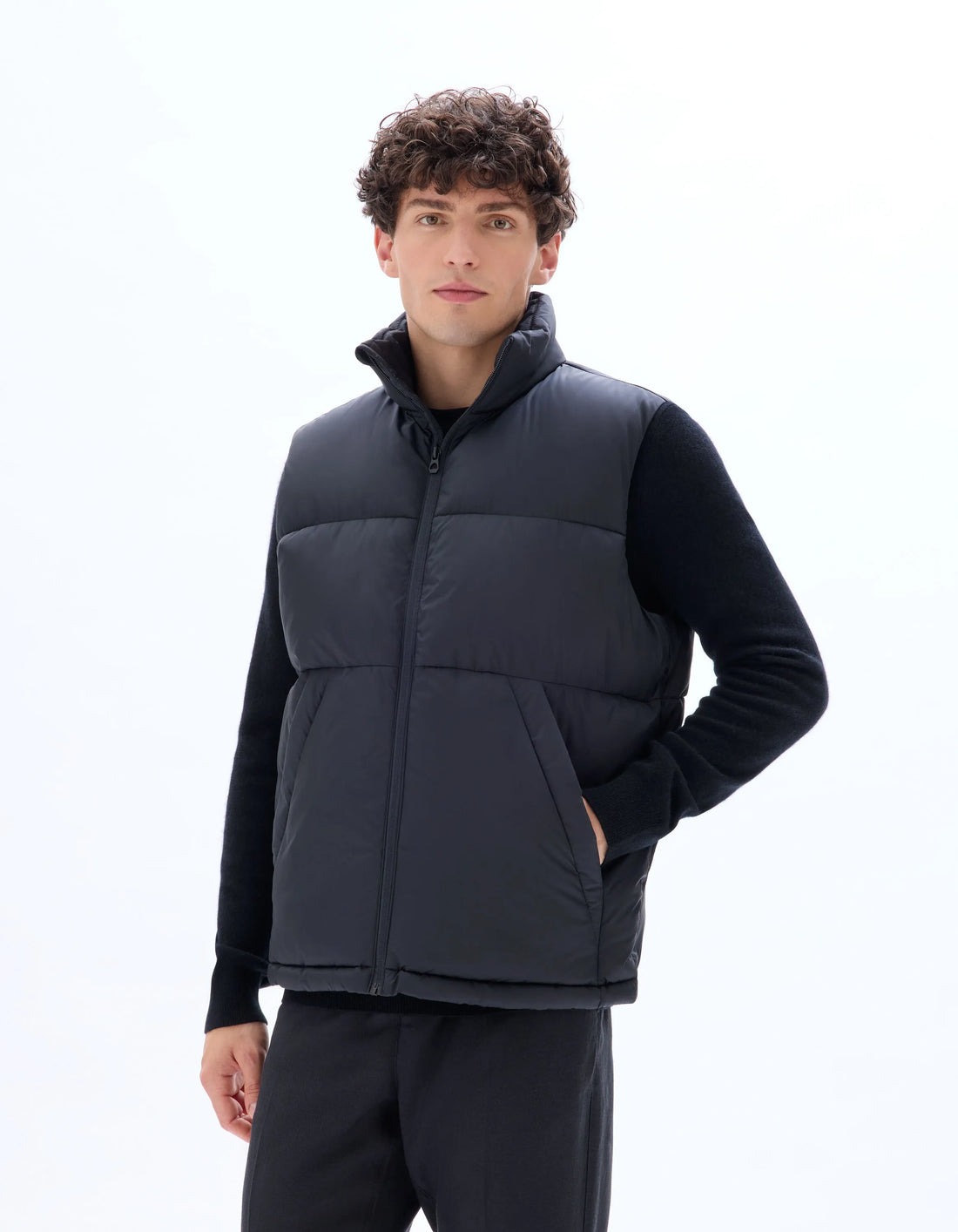 Celio_Black_Warm Sleeveless Down Jacket_MUPUFFYSL_BLACK_02
