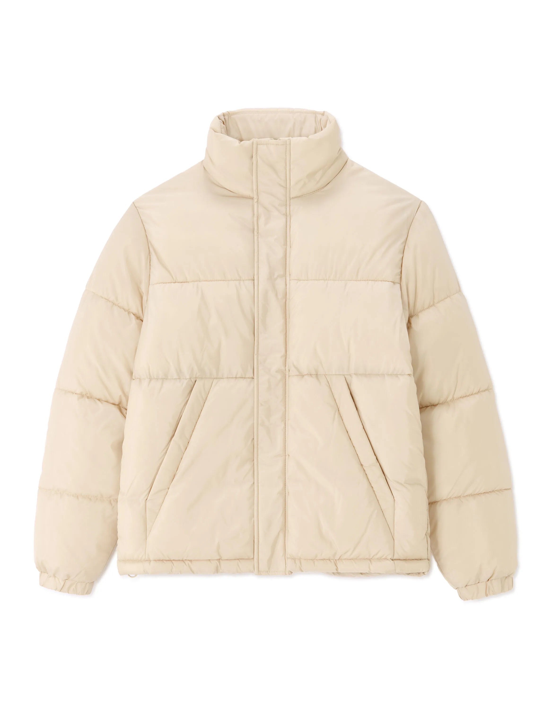 Celio_Beige_Airwarm Warm Down Jacket with High Collar - Beige_MUPUFY_BEIGE_08