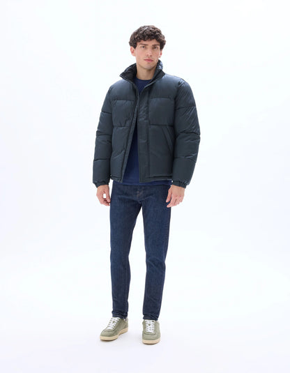 Celio_Blue_Airwarm Warm Down Jacket with High Collar - Blue_MUPUFY_BLUE_02