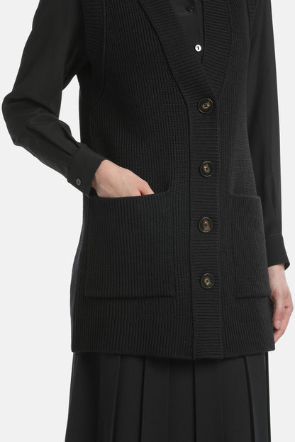 Luisa Spagnoli_Murena - Sleeveless Cardigan_MURENA_0101_04