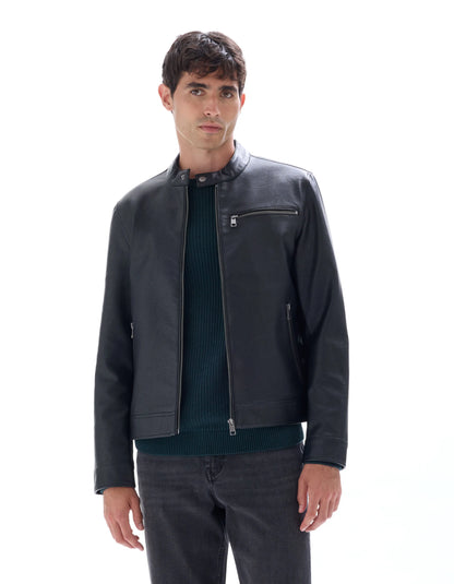 Celio_Black_Biker Jacket_MUROAD_BLACK_02