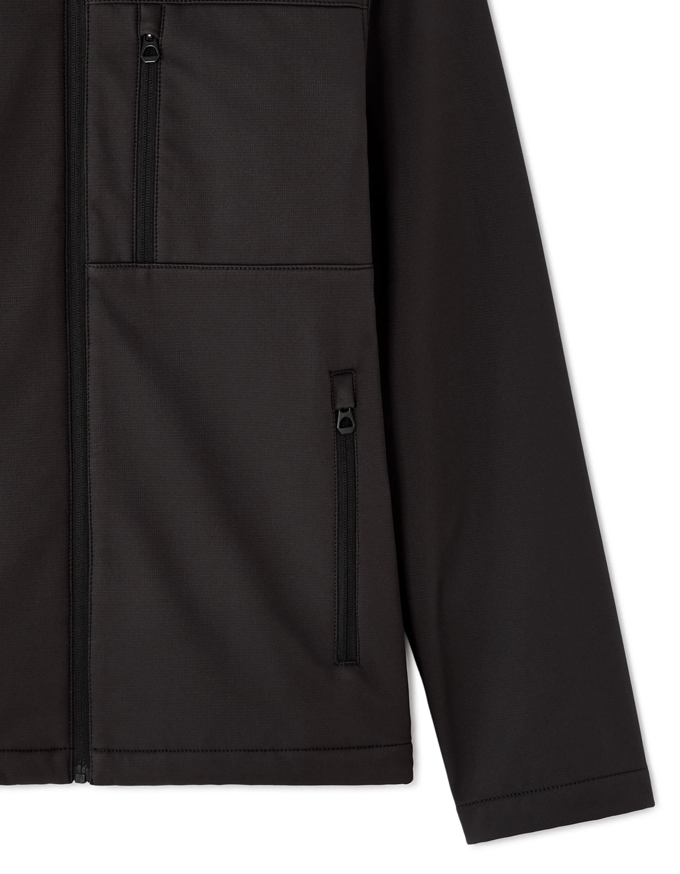 Celio_Black_Hooded Softshell Jacket_MUSHELL_BLACK_07