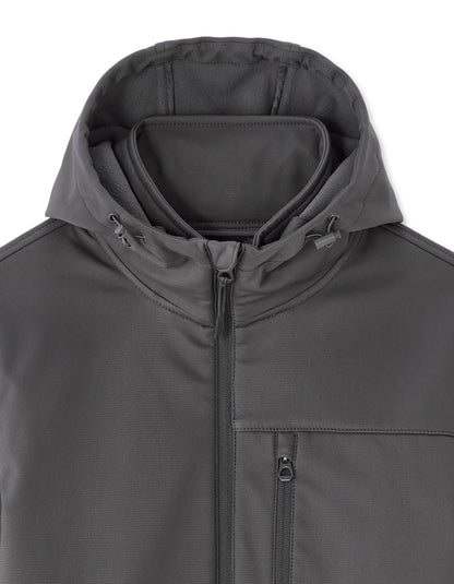 Celio_Grey_Hooded Softshell Jacket_MUSHELL_GREY_06