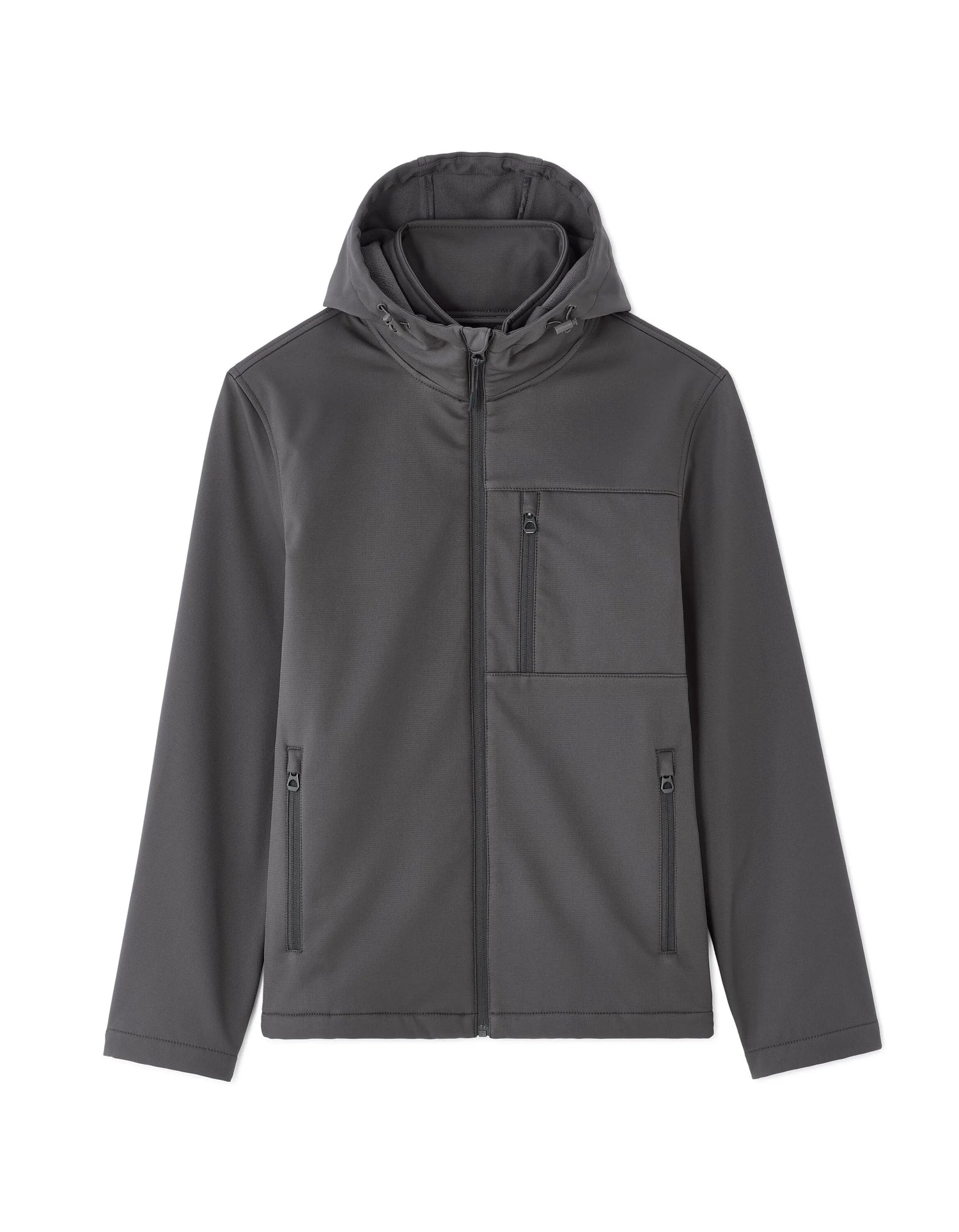 Celio_Grey_Hooded Softshell Jacket_MUSHELL_GREY_08