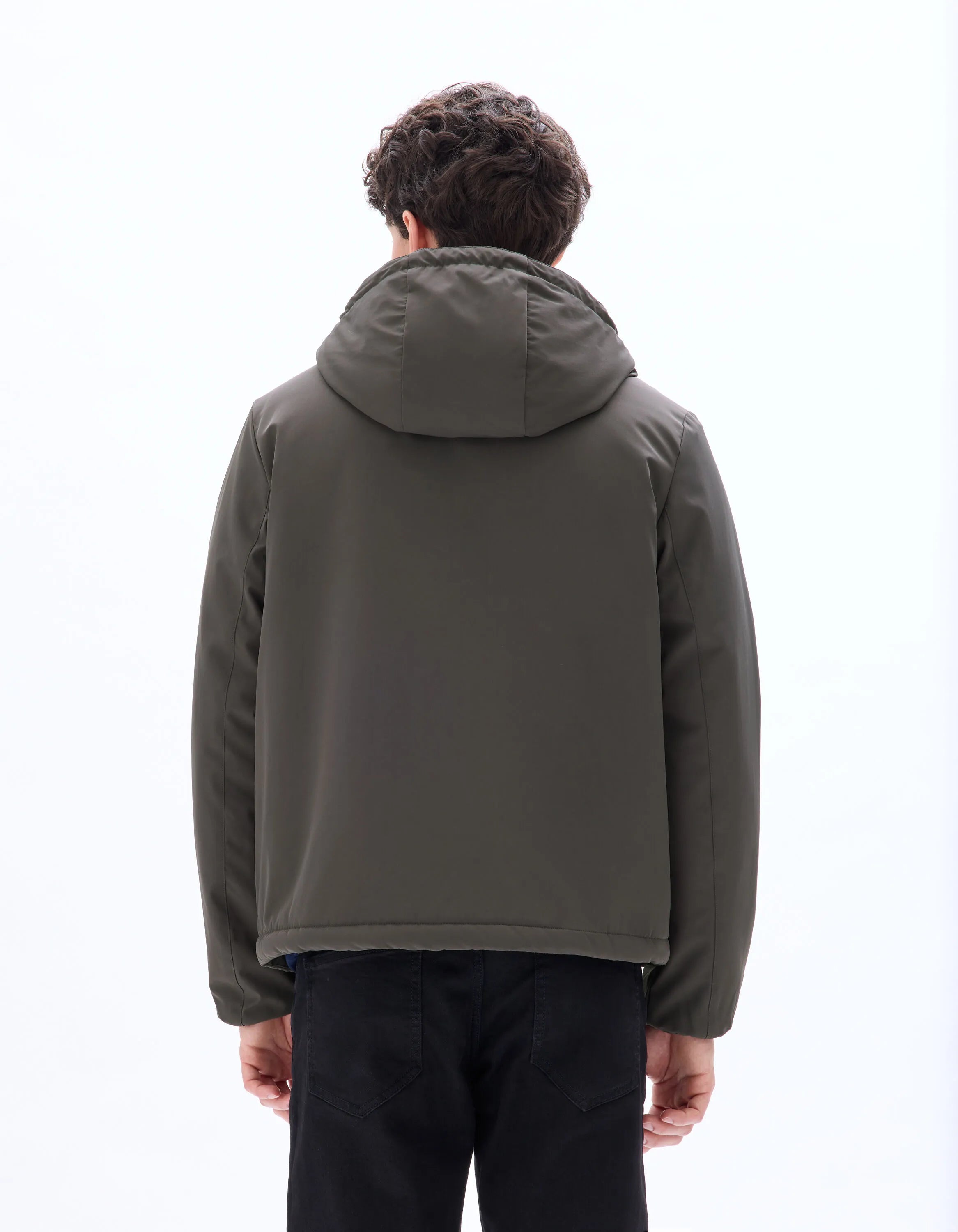 Celio_Anthracite_Sherpa-Lined Hooded Jacket_MUTEKSHRT_ANTHRACITE_03