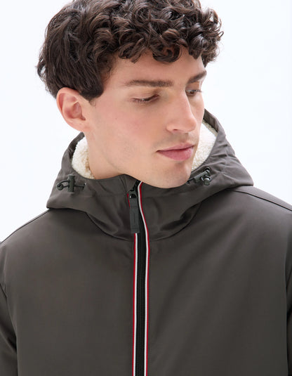 Celio_Anthracite_Sherpa-Lined Hooded Jacket_MUTEKSHRT_ANTHRACITE_04