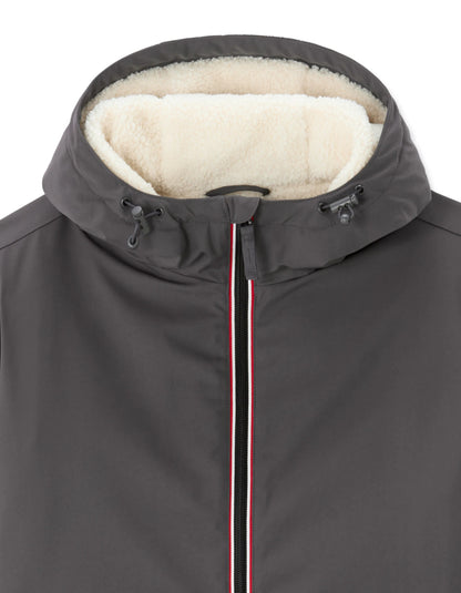 Celio_Anthracite_Sherpa-Lined Hooded Jacket_MUTEKSHRT_ANTHRACITE_06