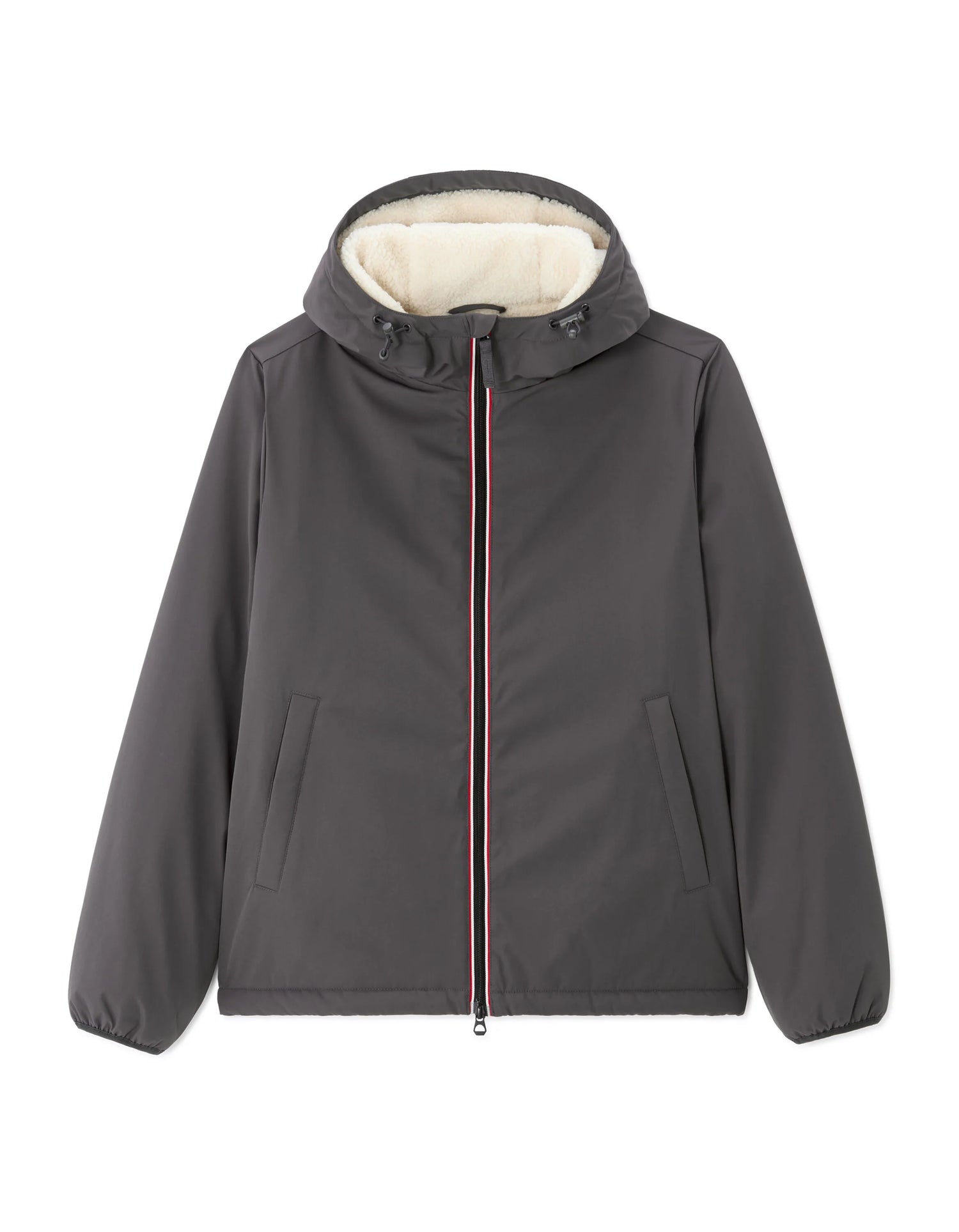 Celio_Anthracite_Sherpa-Lined Hooded Jacket_MUTEKSHRT_ANTHRACITE_08
