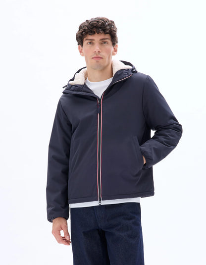 Celio_Dark Navy_Sherpa-Lined Hooded Jacket_MUTEKSHRT_DARK NAVY_02