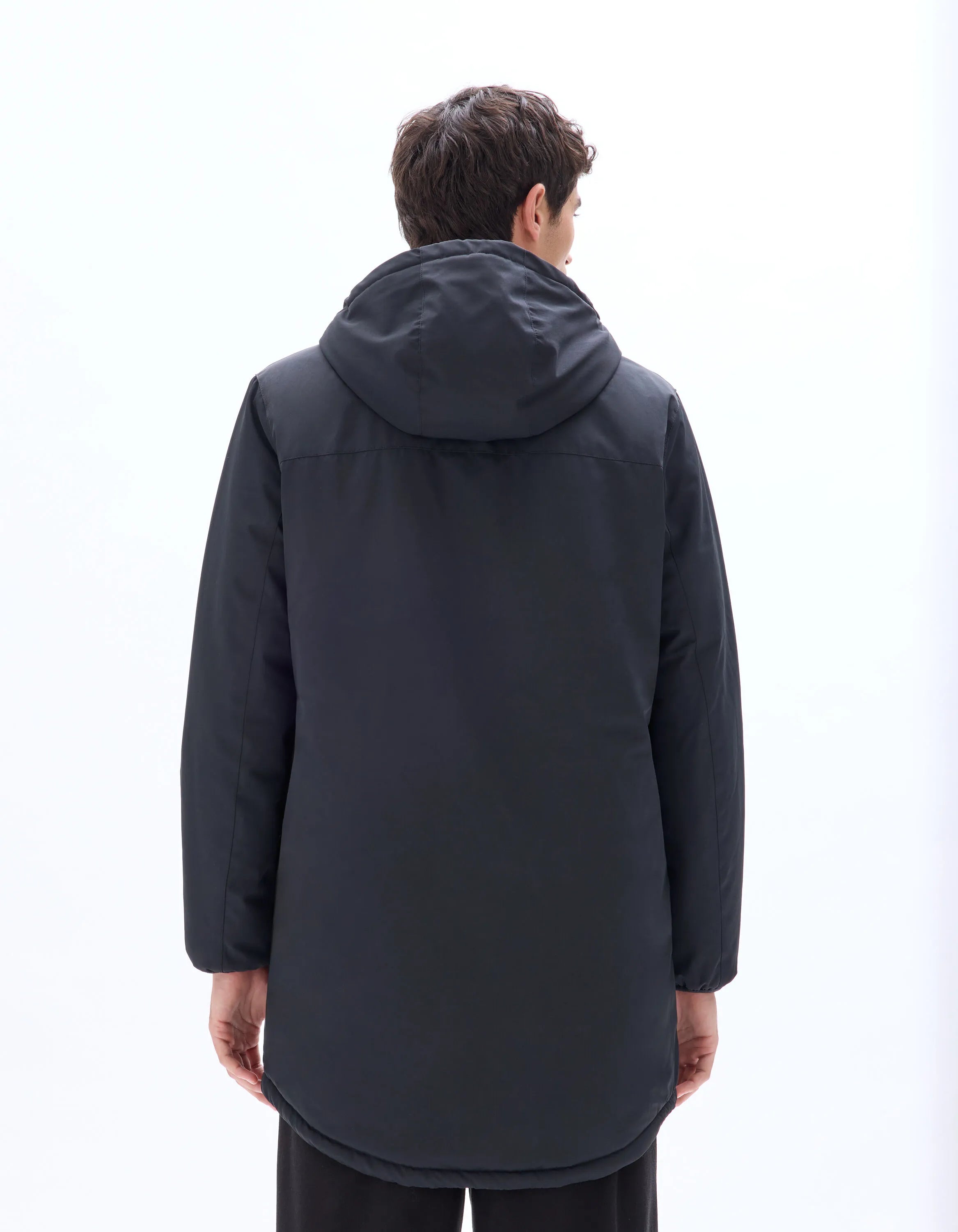Celio_Black_Sherpa-Lined Hooded Parka_MUTEK_BLACK_03