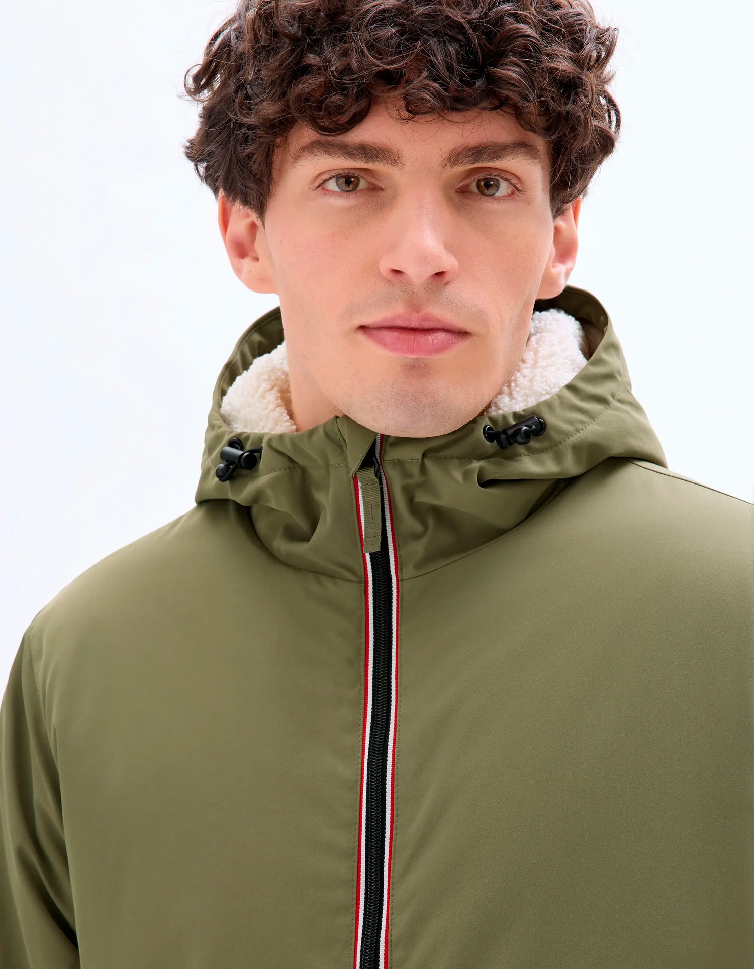 Celio_Light Khaki 01_Sherpa-Lined Hooded Parka_MUTEK_LIGHT KHAKI 01_04