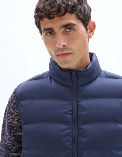 Celio_Navy_Lightweight Sleeveless Down Jacket_MUWELDSL_NAVY_04