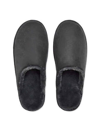 Celio_Anthracite_Suede Slippers_MYSLIFUR_ANTHRACITE_02