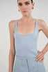 Nocturne Blue Women Embellished Crop Top SKU: N26YD15139_0011 Image 04