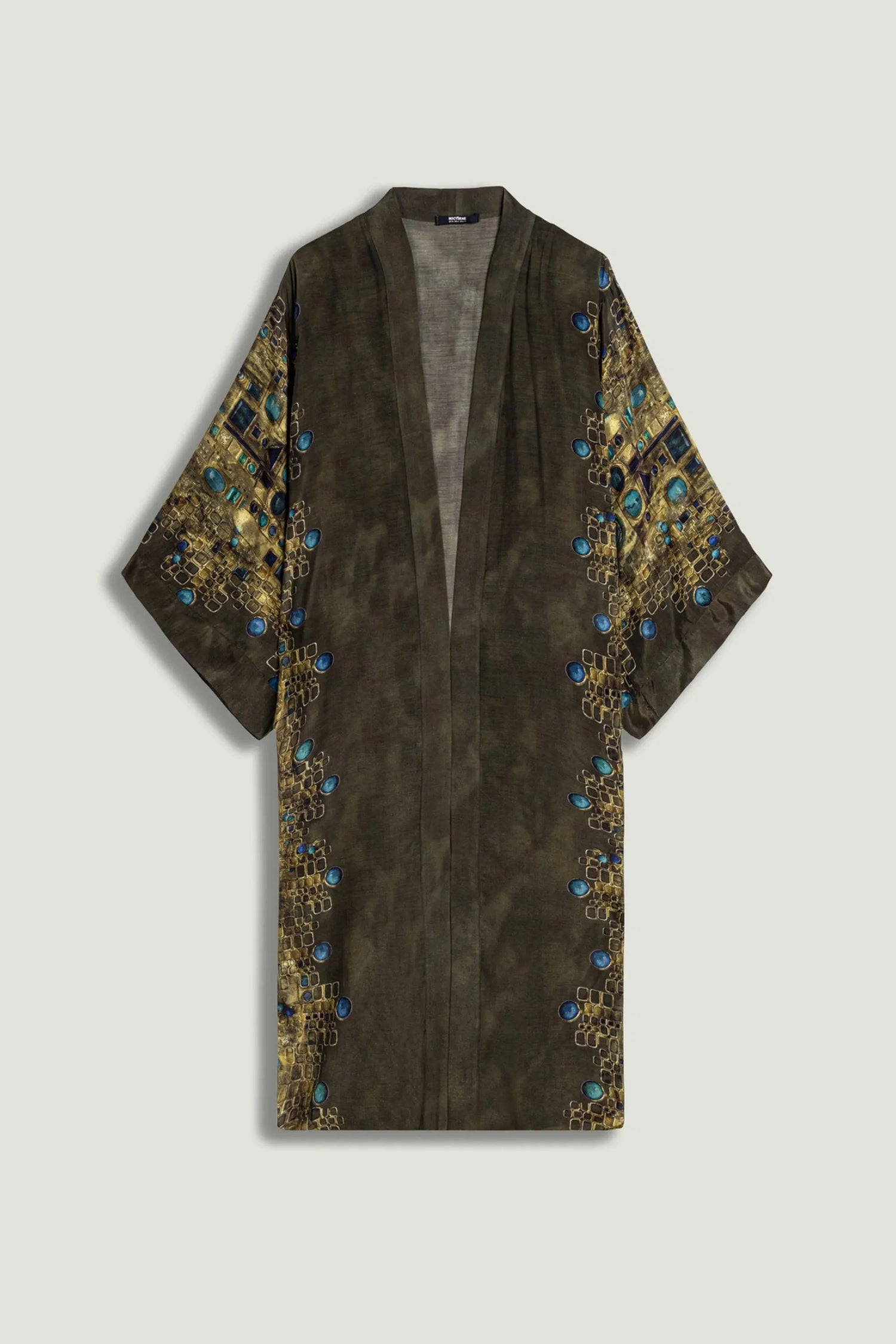 Nocturne Multi-Coloured Women Printed Long Kimono SKU: N26YN11147_0007 Image 01