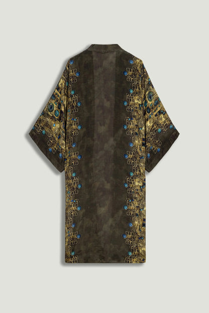 Nocturne Multi-Coloured Women Printed Long Kimono SKU: N26YN11147_0007 Image 07