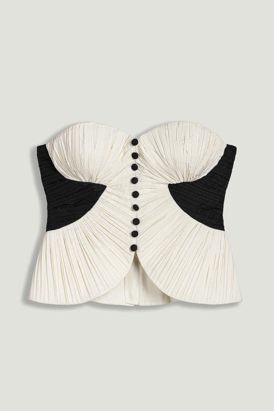 Nocturne Multi-Coloured Women Structured Strapless Contrast Bustier Top SKU: N26YN19011_0007 Image 01