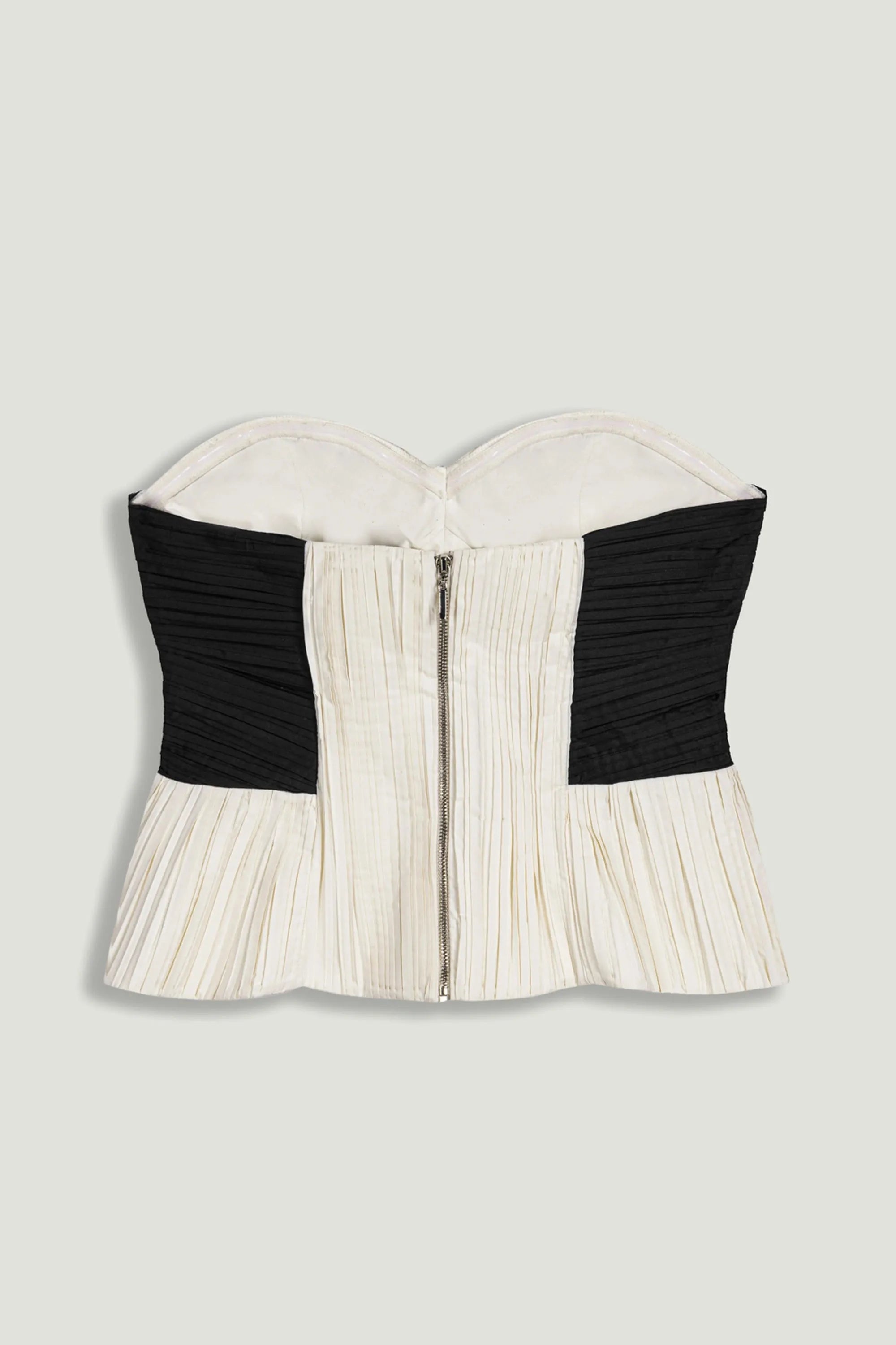 Nocturne Multi-Coloured Women Structured Strapless Contrast Bustier Top SKU: N26YN19011_0007 Image 08