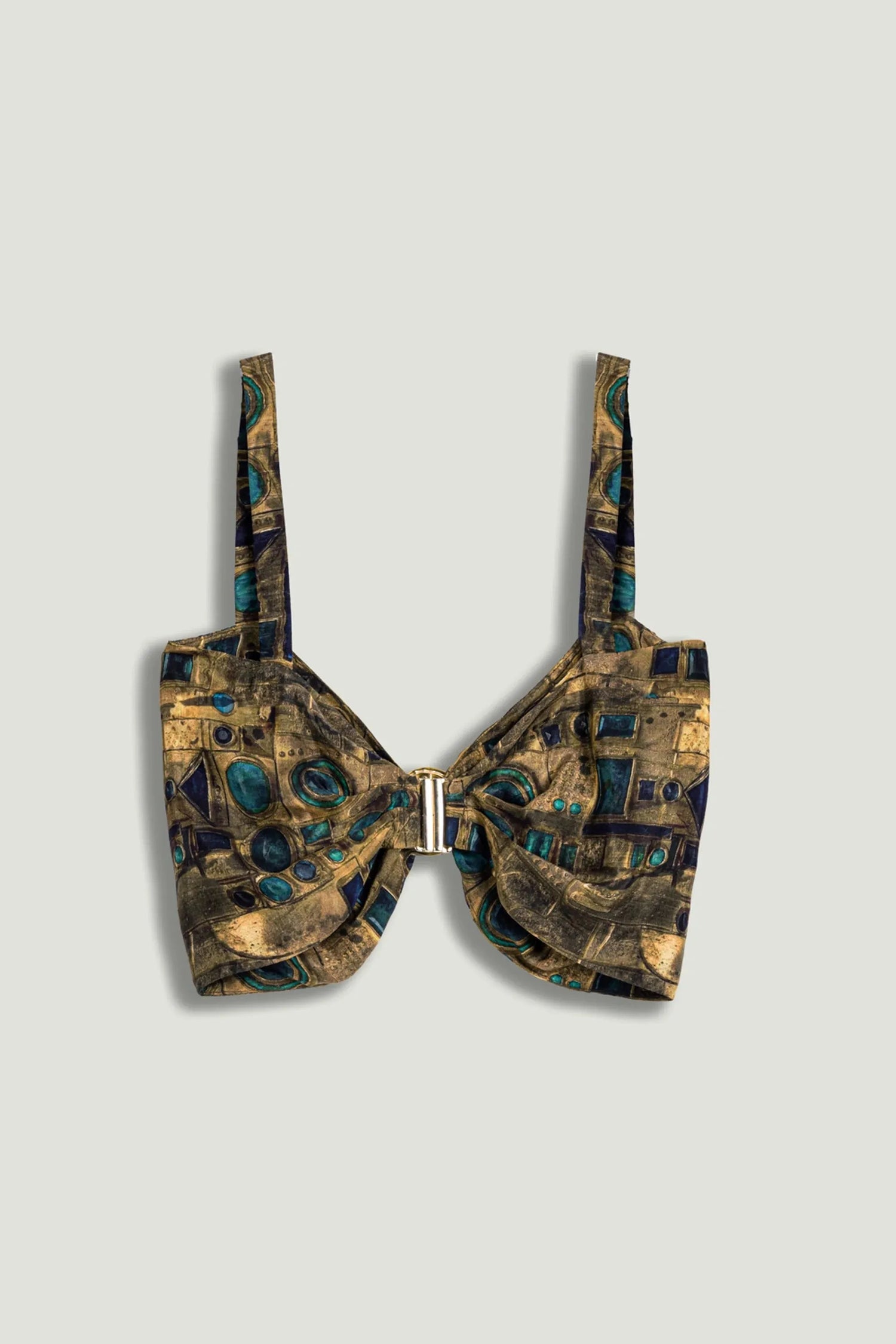 Nocturne Multi-Coloured Women Printed Ring Detail Crop Top SKU: N26YN19018_0007 Image 11
