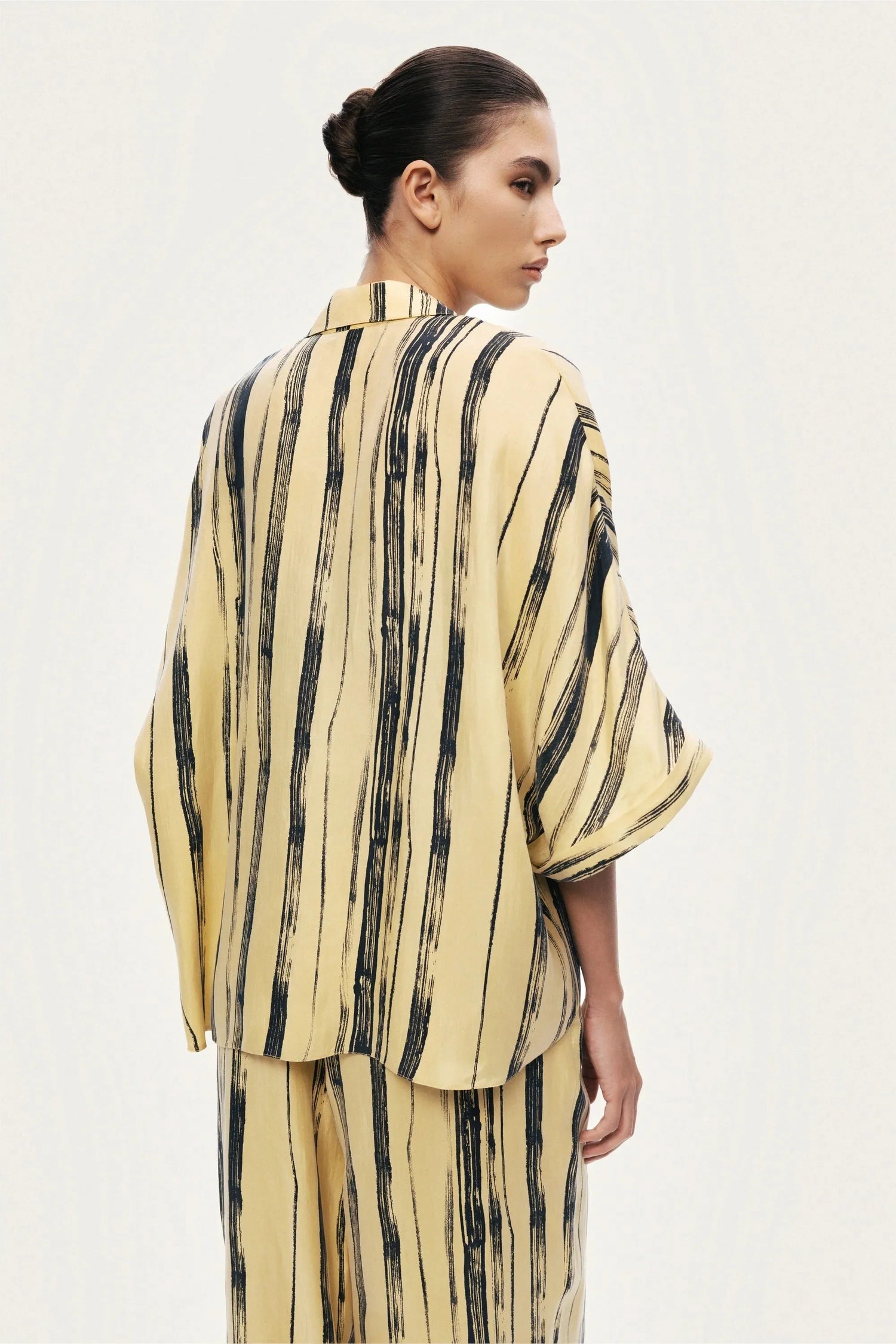 Nocturne Multi-Coloured Women Printed Short Sleeve Shirt SKU: N26YN25236_0007 Image 07