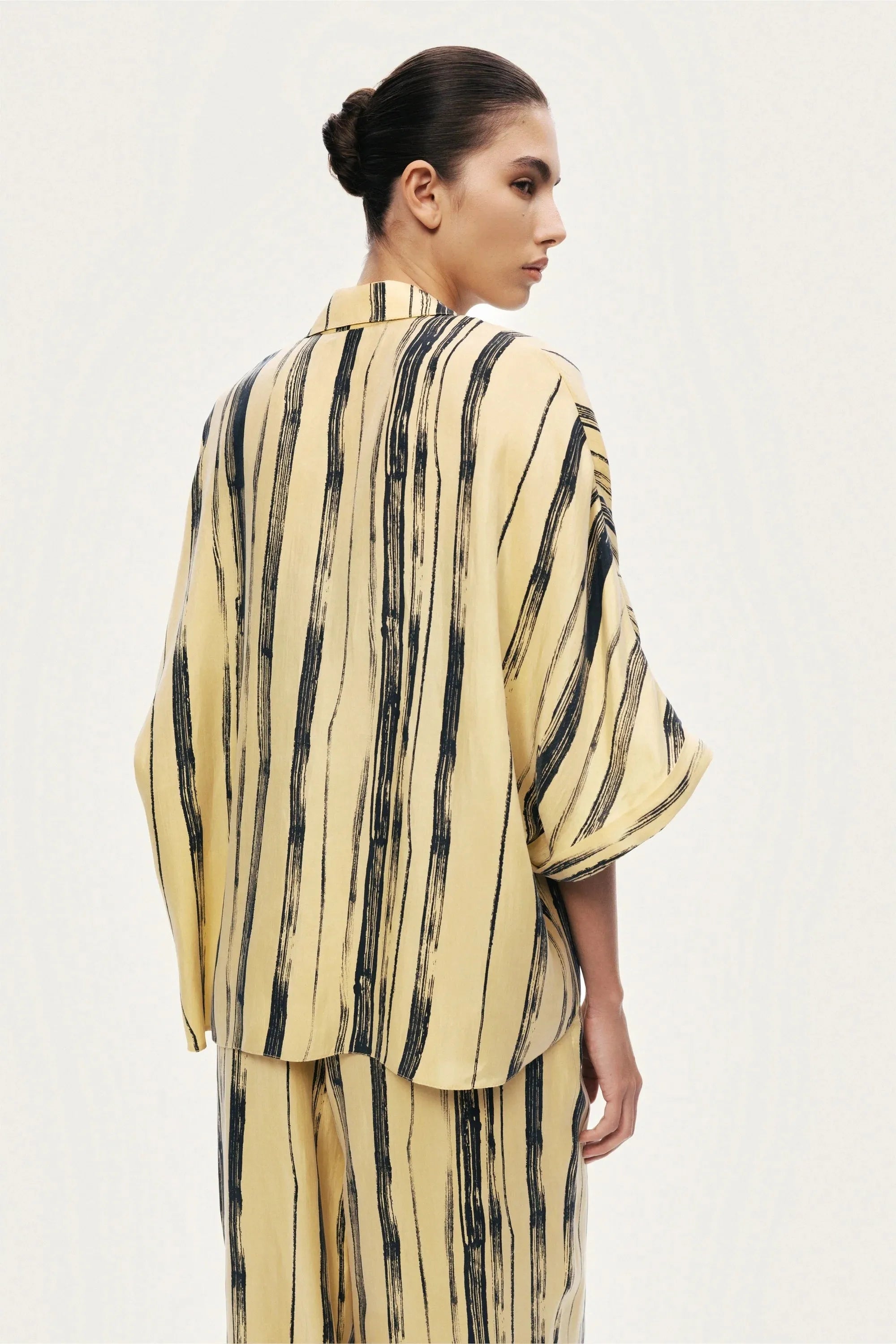 Nocturne Multi-Coloured Women Printed Short Sleeve Shirt SKU: N26YN25236_0007 Image 07