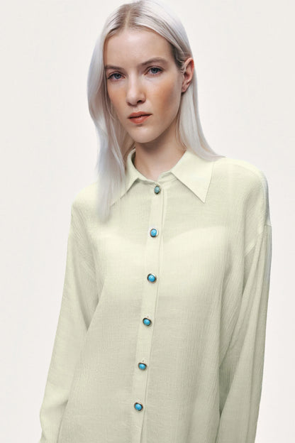 Nocturne Multi-Coloured Women Bustier Set Shirt SKU: N26YN25244_0120 Image 04