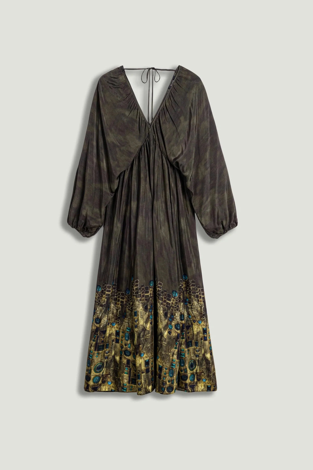 Nocturne Multi-Coloured Women Printed Long Sleeve Maxi Dress SKU: N26YN2772_0007 Image 01