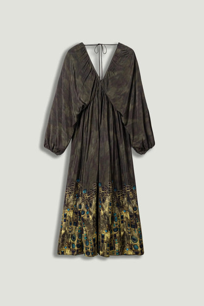 Nocturne Multi-Coloured Women Printed Long Sleeve Maxi Dress SKU: N26YN2772_0007 Image 07