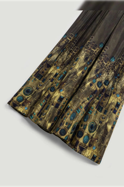 Nocturne Multi-Coloured Women Printed Long Sleeve Maxi Dress SKU: N26YN2772_0007 Image 08
