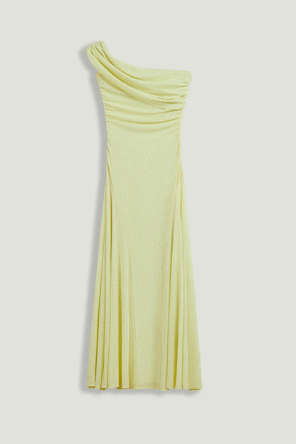 Nocturne Yellow Women Sleeveless Maxi Dress SKU: N26YN2783_0013 Image 01