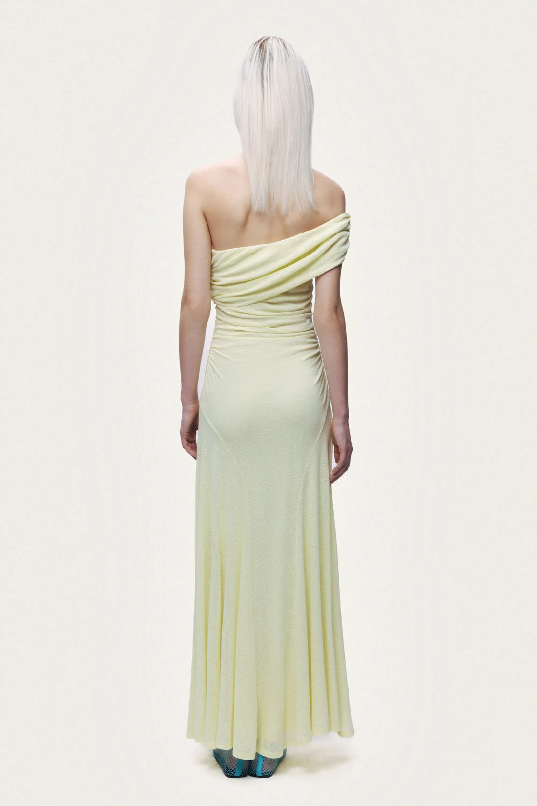 Nocturne Yellow Women Sleeveless Maxi Dress SKU: N26YN2783_0013 Image 03