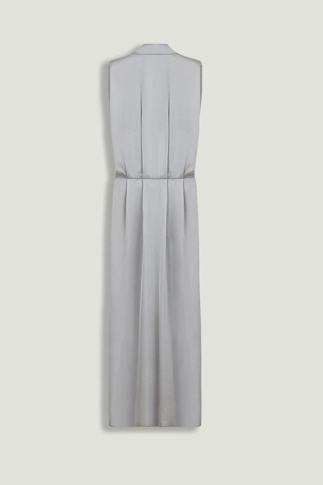Nocturne Grey Women Draped Sleeveless Maxi Dress SKU: N26YN2803_0008 Image 02